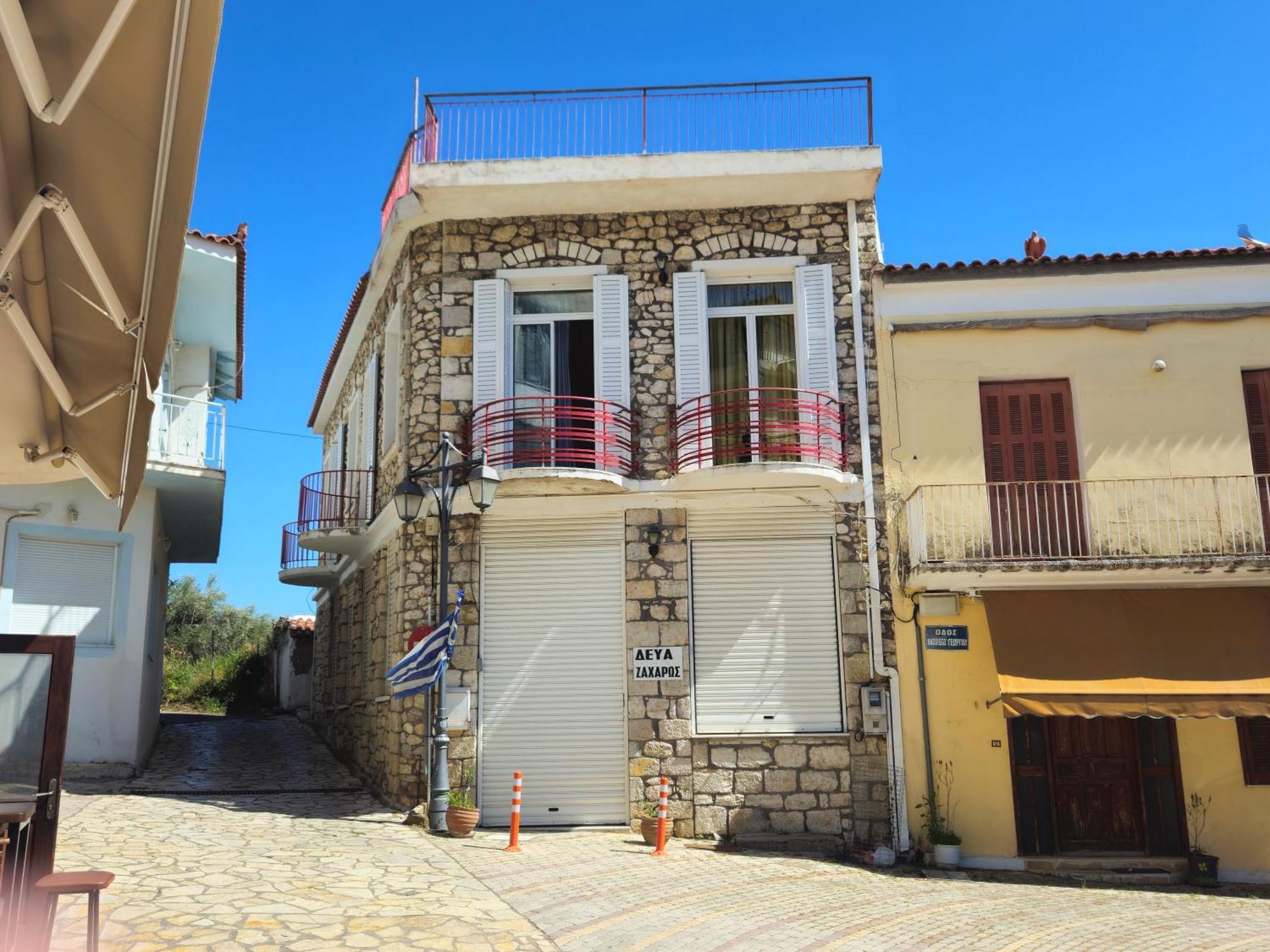 ザハロ Traditional Stone House With Breathtaking View.ヴィラ エクステリア 写真